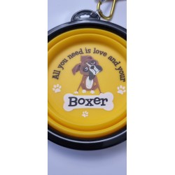 Travel Pet Bowl for Boxer Dogs - Collapsible and Portable