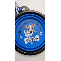 Travel Pet Bowl for Jack Russell - Collapsible, 12.8 cm Diameter