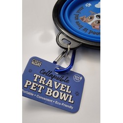Travel Pet Bowl for Jack Russell - Collapsible, 12.8 cm Diameter