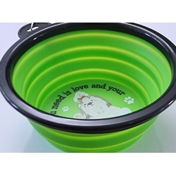 Travel Pet Bowl for Shih-Tzu - Collapsible and Portable