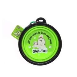 Travel Pet Bowl for Shih-Tzu - Collapsible and Portable