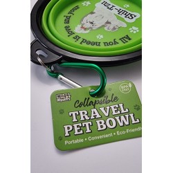 Travel Pet Bowl for Shih-Tzu - Collapsible, 12.8cm Diameter