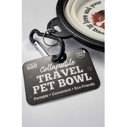 Travel Pet Bowl for Springer Spaniel - Collapsible and Portable