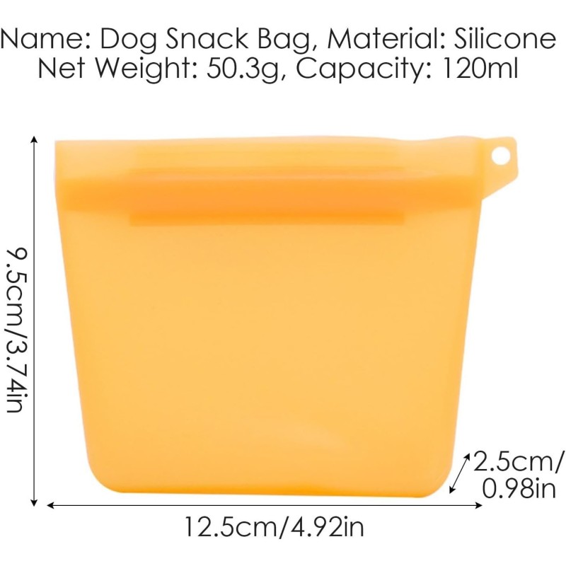 Silicone Dog Treat Pouch - Convenient, Portable, and Easy to Clean