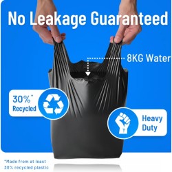 Premium Black Dog Poop Bags 100-Pack | Leak-Proof & Eco-Friendly