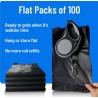 Premium Black Dog Poop Bags 100-Pack | Leak-Proof & Eco-Friendly
