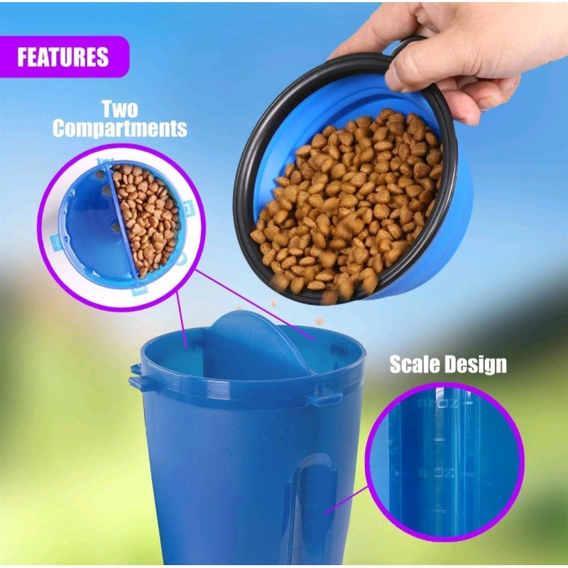 Dual flask for dogs