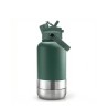Portable Dog Water Bottle 3 in 1 Stainless Steel - Premium Insulated Travel Flask