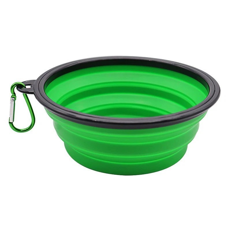 Collapsible Travel Bowl 350ml - Portable Pet Silicone Food & Water Bowl