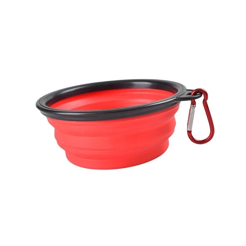 Collapsible Travel Bowl 350ml for Pets | Portable Silicone Feeder