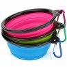 Collapsible Travel Bowl 350ml for Pets | Portable Silicone Feeder