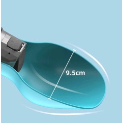 Portable Dog Water Bottle - 800ml Pet Outdoor Travel Drinking Cup (Pink, Green, Blue)