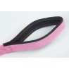 1 Metre Padded Dog Lead - Pink, Blue, Black