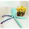 Interactive Plush Octopus Dog Toy - Squeaky & Durable