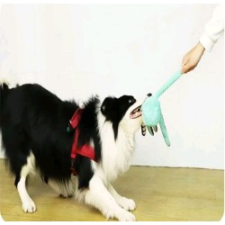 Interactive Plush Octopus Dog Toy - Squeaky & Durable