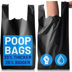 The Ultimate Poop Bag 200 | Premium Black Dog Waste Bags