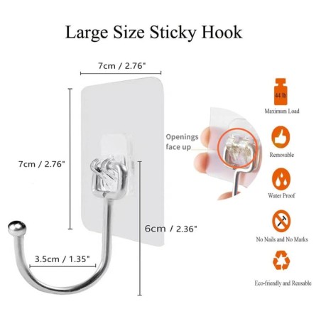 Self Adhesive Hook for Poop Bags - Perfect for Organizing Pet Supplies