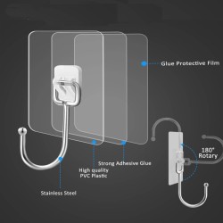 Self Adhesive Hook for Poop Bags - Perfect for Organizing Pet Supplies