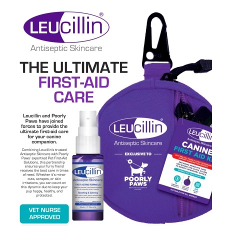 Leucillin First Aid Kit for Pets | Portable and Convenient