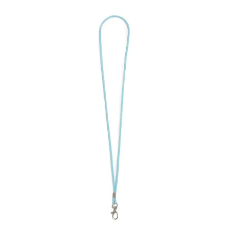 Fixed loop lanyard with plated swivel hook, choice of colours
