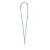 Fixed loop lanyard with plated swivel hook, choice of colours