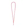 Fixed loop lanyard with plated swivel hook, choice of colours