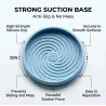Silicone spiral design slow feeder or licky mat in a choice of colours.