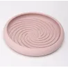 Silicone spiral design slow feeder or licky mat in a choice of colours.