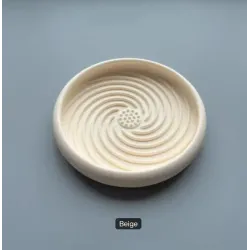 Silicone spiral design slow feeder or licky mat in a choice of colours.