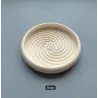 Silicone spiral design slow feeder or licky mat in a choice of colours.