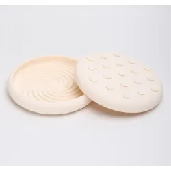 Silicone spiral design slow feeder or licky mat in a choice of colours.