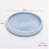 Silicone spiral design slow feeder or licky mat in a choice of colours.