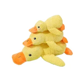 Duck toy with a duck call or squeaker. In small, medium and large