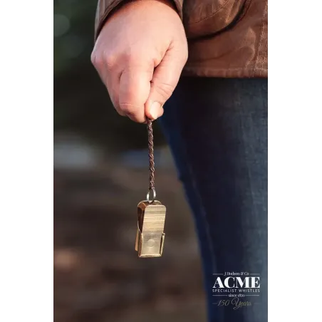 Acme 470 Clicker and a 107.5 leather lanyard