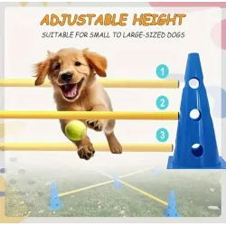 Dog hurdles for training and rehabilitation