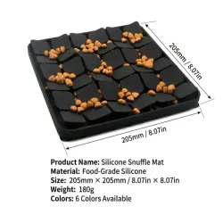 Petal Design Silicone Slow Feeder Mat for Dogs & Cats