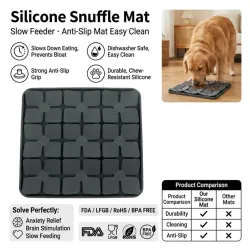 Petal Design Slow Feeder Licking Mat for Dogs & Cats | Engaging Mealtime Experience