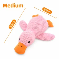 Your Happy Dog Soft Duck Toy in Pink - Playful Pet Companion