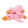 Pink duck dog toy