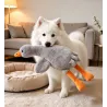 Your Happy Dog 50cm Large Duck Toy for Dogs in Grey - Fun and Durable Toy