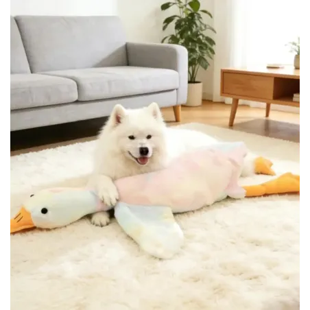 Huge 90cm Goose Toy for Dogs - Interactive, Durable, and Fun