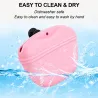 Pink Silicone Dog Treat Training Pouch - Convenient Pet Reward Bag