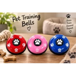 Dog training bell in a choice of colours