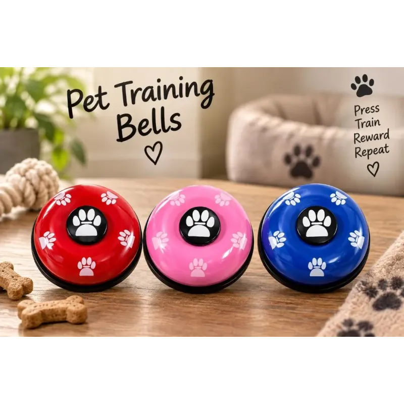 Dog training bell in a choice of colours