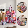 Your Happy Dog Foldable Dog Print Tote Bag - Stylish and Spacious