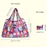 Stylish Foldable Dog Print Tote Bag - Perfect for Dog Lovers