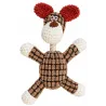 Your Happy Dog Dog Plush Toy with Rope and Squeaker - Interactive Fun