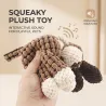 Your Happy Dog Dog Plush Toy with Rope and Squeaker - Interactive Fun