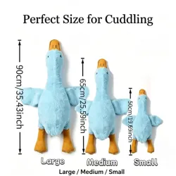 Blue Supersoft Duck Plush for Dogs - Cozy and Fun Toy