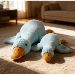 Blue Supersoft Duck Plush for Dogs - Ultimate Softness & Comfort